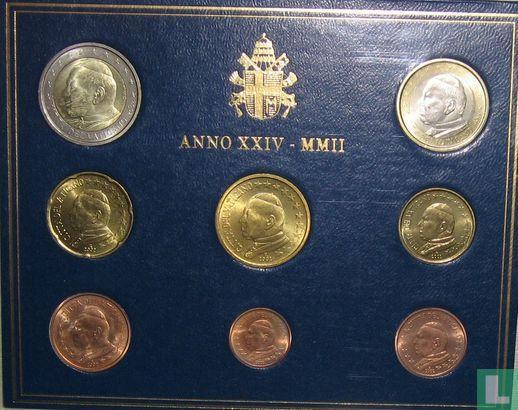 Vaticaan jaarset 2002, Postzegels en Munten, Munten | Europa | Euromunten, Setje, Overige waardes, Vaticaanstad, Verzenden