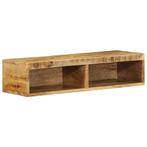 Wandmeubel TV Massief Hout | OP = OP | Strak Design, Huis en Inrichting, Verzenden, Nieuw, 50 tot 100 cm, Minder dan 100 cm