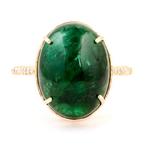 Zonder Minimumprijs - Ring - 14 karaat Geel goud -  11.50ct., Handtassen en Accessoires, Ringen, Nieuw