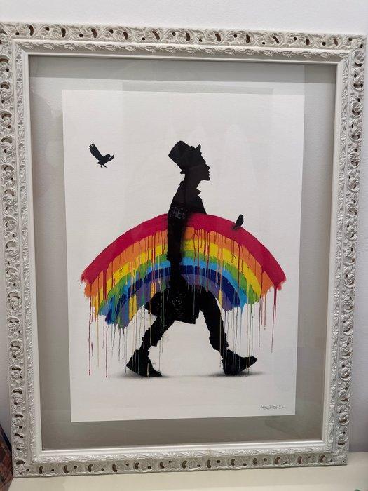Kenny Random (1971) - Dripping Rainbow, Antiquités & Art, Art | Objets design
