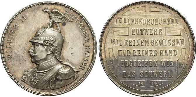 Ar-medaille 1914 Eerste wereldoorlog, Postzegels en Munten, Penningen en Medailles, Verzenden