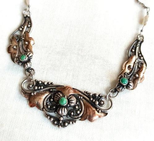 Zonder Minimumprijs - Ketting met hanger Zilver - 0.05ct., Handtassen en Accessoires, Antieke sieraden