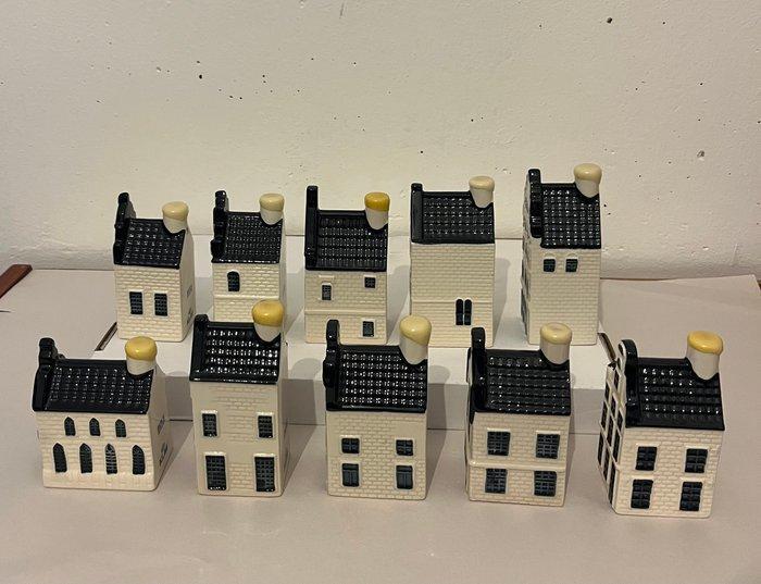 KLM-huisje - Bols - Tien KLM huisjes, Antiek en Kunst, Antiek | Wandborden en Tegels