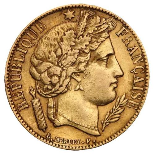 Frankrijk. 2nd Republic 20 Francs Cérès Gold Coin (Random, Postzegels en Munten, Edelmetalen en Baren