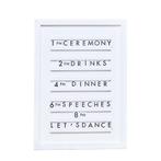 Tafeldecoratie Letterbord 44cm, Verzenden, Nieuw