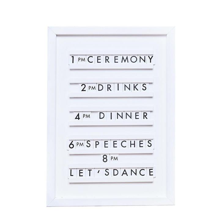 Tafeldecoratie Letterbord 44cm, Hobby en Vrije tijd, Feestartikelen, Nieuw, Verzenden