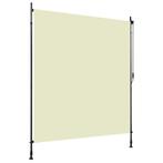 vidaXL Rolgordijn voor buiten 200x270 cm crÃ¨me, Verzenden, Nieuw