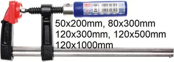 Bgs Technic Lijmklemmen lijmtangen, 50x200 mm