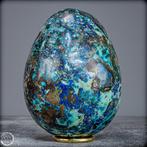 Natuurlijke chrysocolla en malachiet ei van topkwaliteit-