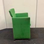 Artifort Key verrijdbare design stoel, groene stoffering, Gebruikt, Stof, Eén