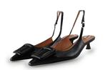 Bibi Lou slingbacks in maat 42 Zwart | 25% korting, Kleding | Dames, Verzenden, Zwart, Bibi Lou, Zo goed als nieuw