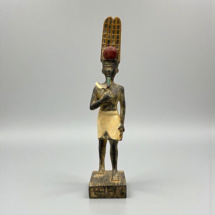 Replica van het oude Egypte Standbeeld van Amun-Ra, Antiek en Kunst, Antiek | Overige Antiek