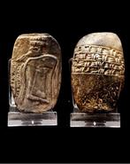 Akkadiaans - Spijkerschrifttablet - Akkadisch - Met koning