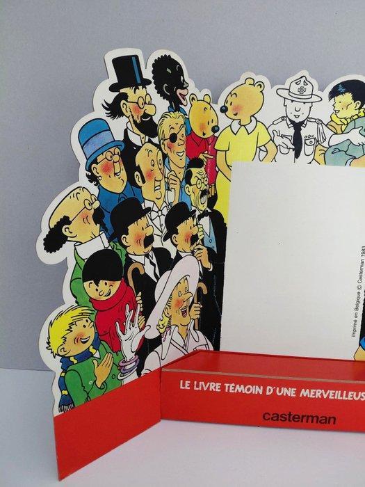 Tintin - 1 Grote PLV-triptyque met zijn presentoir van, Boeken, Strips | Comics