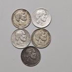 Pays-Bas. Willem III. 2 1/2 Gulden Diverse jaren, Postzegels en Munten, Munten | Nederland