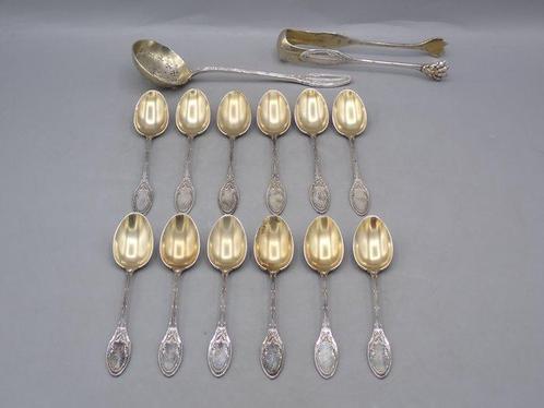 Victor Boivin - Theelepel (14) - .800 zilver, Antiek en Kunst, Antiek | Zilver en Goud