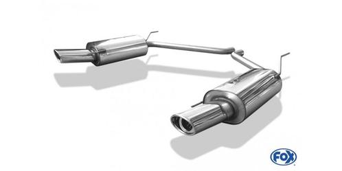 FOX VW Bus T4 einddemper rechts/links single flow - 115x85 t, Autos : Pièces & Accessoires, Systèmes d'échappement, Envoi