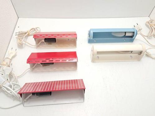 Lamp - Metaal - Vijf vintage bedlampen, Antiek en Kunst, Kunst | Designobjecten