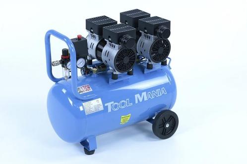 TM 50 Liter Professionele Low Noise Compressor 1,5HP 230v, Autos : Divers, Outils de voiture, Envoi