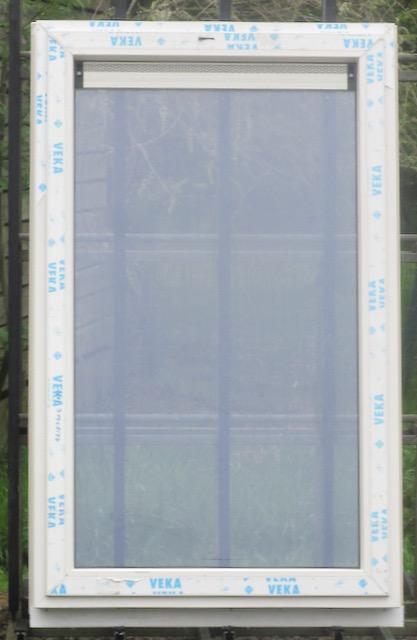 pvc raam , chassis , venster 115 x 185 creme / creme-groen, Doe-het-zelf en Bouw, Raamkozijnen en Schuifdeuren, Inclusief glas