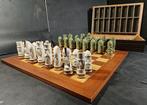 Schaakspel - Gótico - Porselein, hout