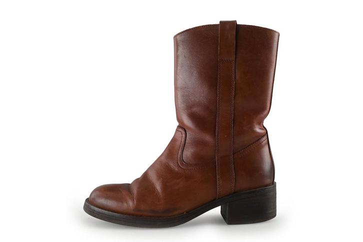 Loff 1881 laarzen in maat 40 Cognac | 15% korting, Kleding | Dames, Schoenen, Overige kleuren, Zo goed als nieuw, Hoge laarzen