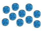 Set van 10 ronde waterpasjes (32x7 mm, blauw), Bricolage & Construction, Outillage | Autres Machines, Verzenden