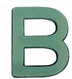 Letter b van steekschuim met bodem premier , passen niet op, Nieuw