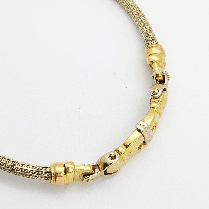 Armband - 18 karaat Geel goud, Witgoud, Handtassen en Accessoires, Armbanden