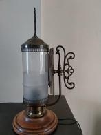 Lamp - Glas, Hout, Messing