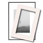 Fotolijst met passe partout 70x100cm zwart, Huis en Inrichting, Woonaccessoires | Lijsten, Verzenden, Nieuw