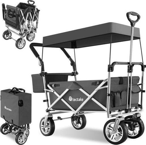 Tweedekans | Opvouwbare bolderwagen handkar strandkar met, Doe-het-zelf en Bouw, Transportwagens, Ophalen of Verzenden