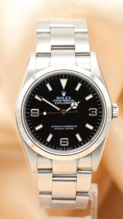 Rolex Explorer 114270 uit 2004, Bijoux, Sacs & Beauté, Montres | Hommes, Envoi