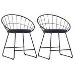Kunstlederen Stoelen 2 Stuks | OP = OP | Slimme Deal, Huis en Inrichting, Stoelen, Verzenden, Nieuw, Zwart, Twee