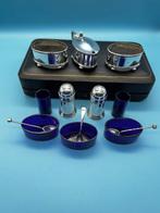Timeless Elegance: Vintage Silver Condiment Set by D&B