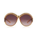 Christian Dior - Vintage Mint Orange Oversize Sunglasses