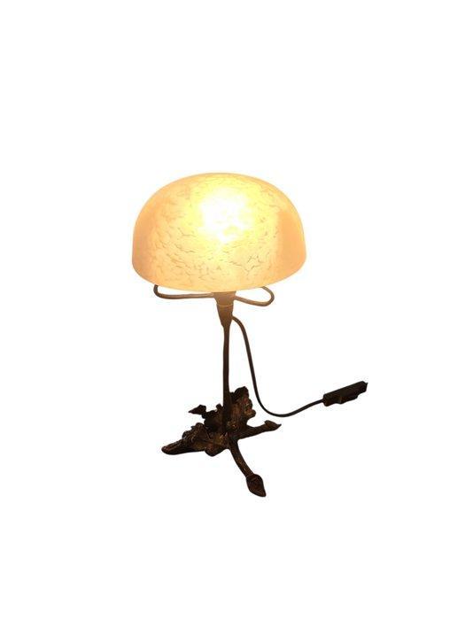 Lamp - Opaline glas - Frans Art Nouveau lamp, Antiek en Kunst, Curiosa en Brocante