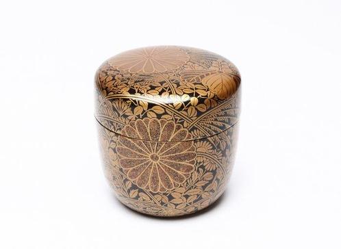 Antiek Kodaiji Maki-e Theedoos met Houten Doos – Herfstgras, Antiek en Kunst, Antiek | Overige Antiek