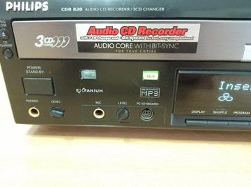 Philips - CDR 820 Cd-recorder, Audio, Tv en Foto, Nieuw