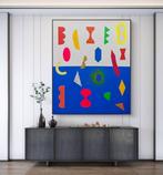 Miriam Chiera (1969) - COMPOSITION IN BLUE. ( XXL ) NO