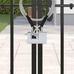 vidaXL Hangslot 2 pcs Zilver 7,8 x 2 x 5 cm IJzer, Doe-het-zelf en Bouw, Verzenden, Nieuw