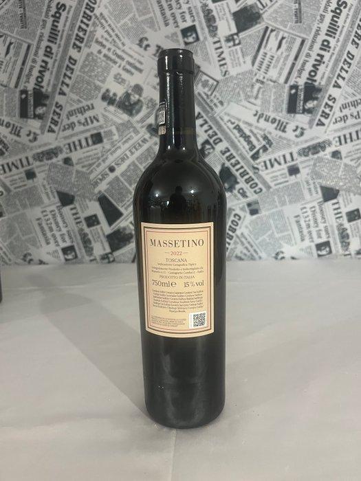 2022 Massetino - Toscane IGT - 1 Fles (0,75 liter), Verzamelen, Wijnen