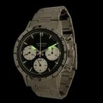 Landeron Tricompax Panda Mecanique - Homme - 2020 et après, Handtassen en Accessoires, Horloges | Heren, Nieuw