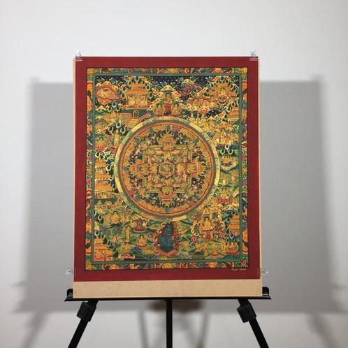 Manifestation of Buddhas Awakening Thangka - Painting of, Antiek en Kunst, Antiek | Overige Antiek