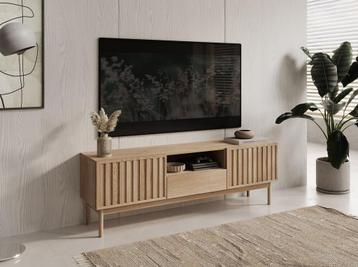 Meubella TV-Meubel Storm eiken 160 cm, Verzenden