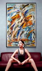 Luc Mora - Movement of the unknown - XXL, Antiek en Kunst, Kunst | Schilderijen | Modern