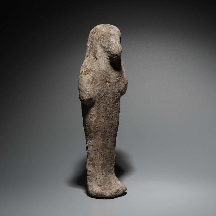 Oud-Egyptisch Terracotta Ushabti. Nieuwe Koninkrijk, 19e -, Verzamelen, Mineralen en Fossielen