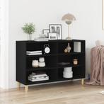 vidaXL Dressoir Zwart Eiken 103,5x35x70 cm, Verzenden, Nieuw