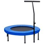 vidaXL Fitnesstrampoline met handgreep en veiligheidsmat 102, Verzenden, Nieuw