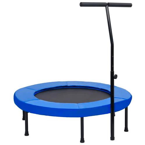 vidaXL Fitnesstrampoline met handgreep en veiligheidsmat 102, Kinderen en Baby's, Speelgoed | Buiten | Trampolines, Nieuw, Verzenden